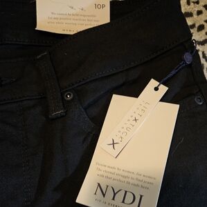 Nydj jeans black size 10